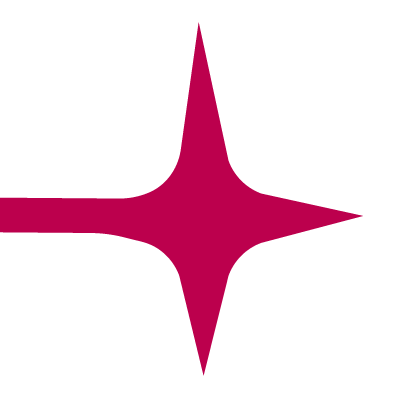 logo with pink star